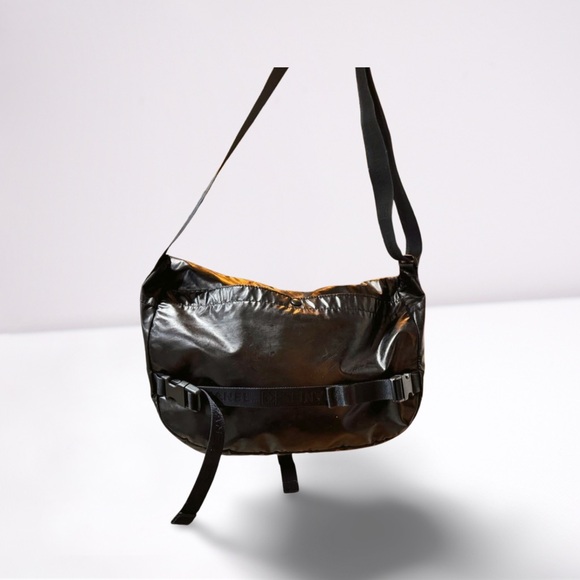 Chanel XL Black Sports Logo Messenger Bag - Picture 9 of 10